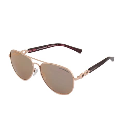 michael kors clear glasses with rose gold|Michael Kors rose gold sunglasses.